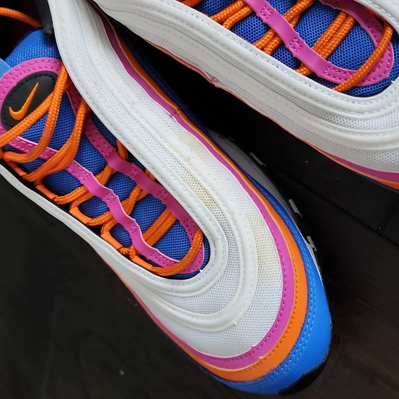 Nike Air Max 97 Active Fuchsia Running Shoes Men’s Size 9.5 - Picture 3 of 4